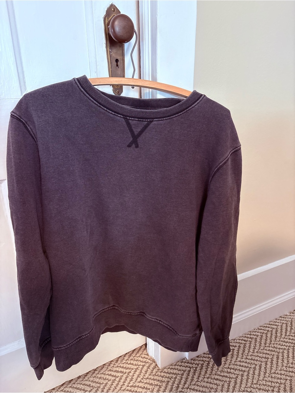 Richer Poorer Men’s Crewneck Sweatshirt in Washed Charcoal